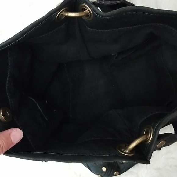 Fossil Black Leather Shoulder Bag - Picture 7 of 13